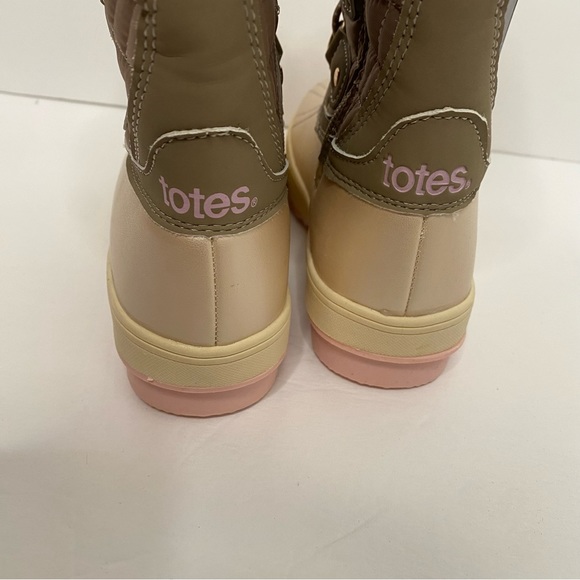 Girls Totes Shirley Pink Winter High Boots - Picture 11 of 16